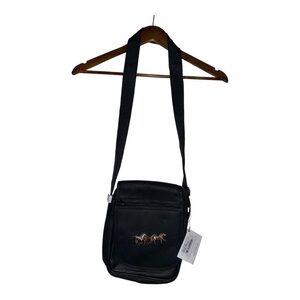 Gallery Running Horse (3) Cowgirl Western Leather Black Shoulder Bag NEW‎ Women